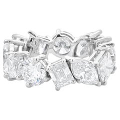 14 K White Gold Round, Princess, Marquise and Emerald Cut Diamond