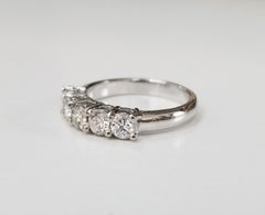 14 Karat 5-Stone Diamond Ring Weighing .95pts