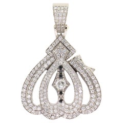 14 Karat Allah Diamond Pave Pendant