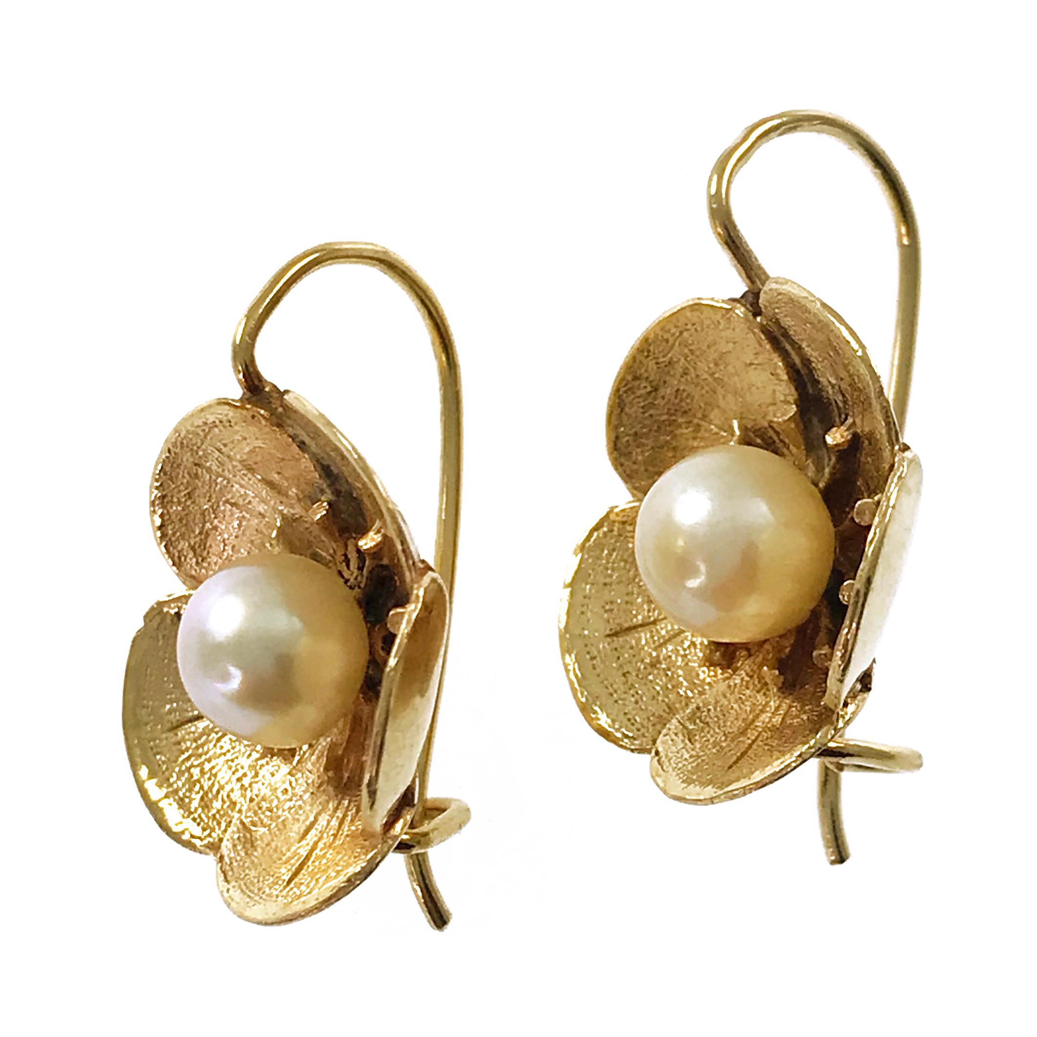 antique pearl earrings