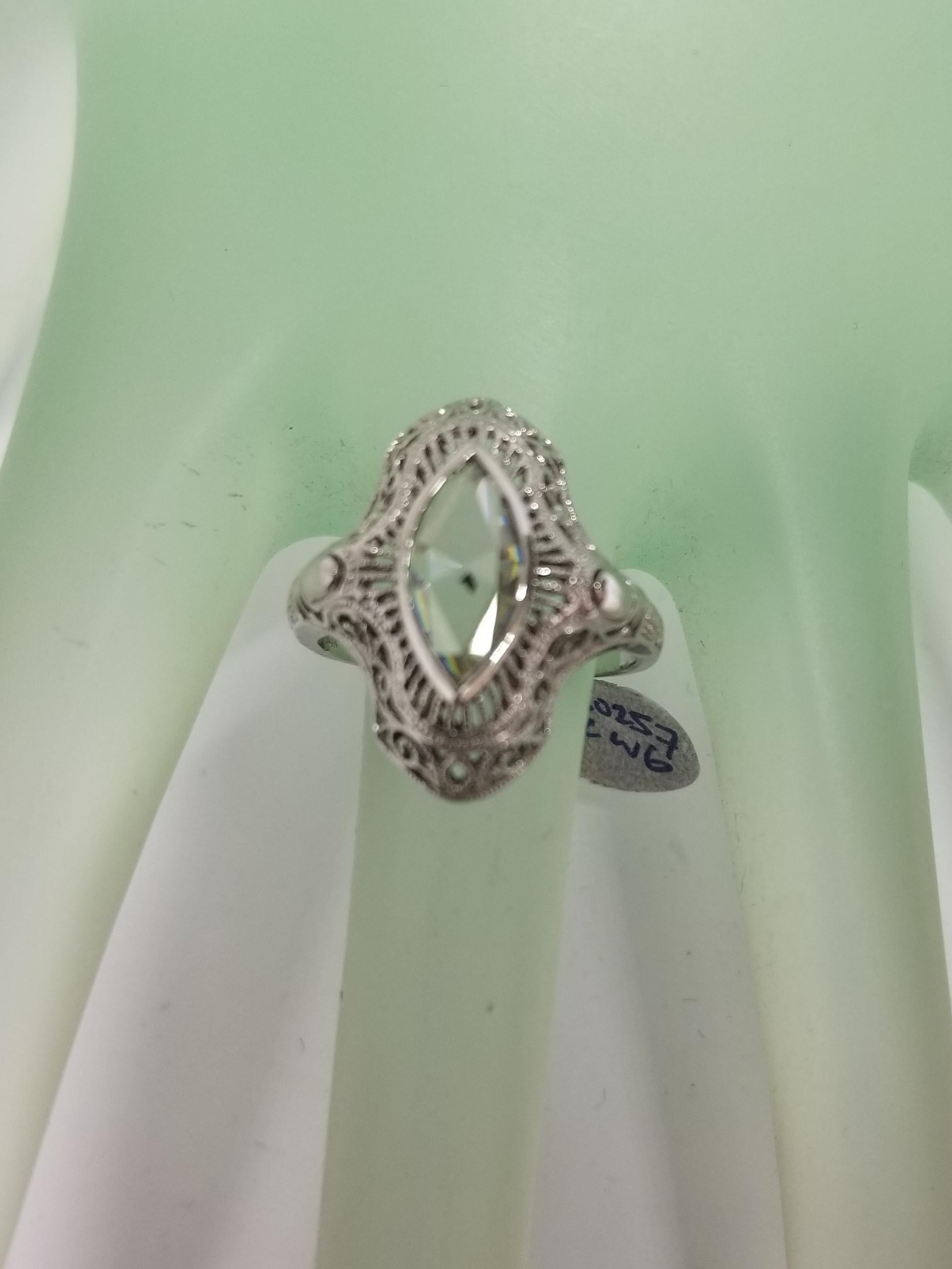 Marquise Cut 14 Karat 