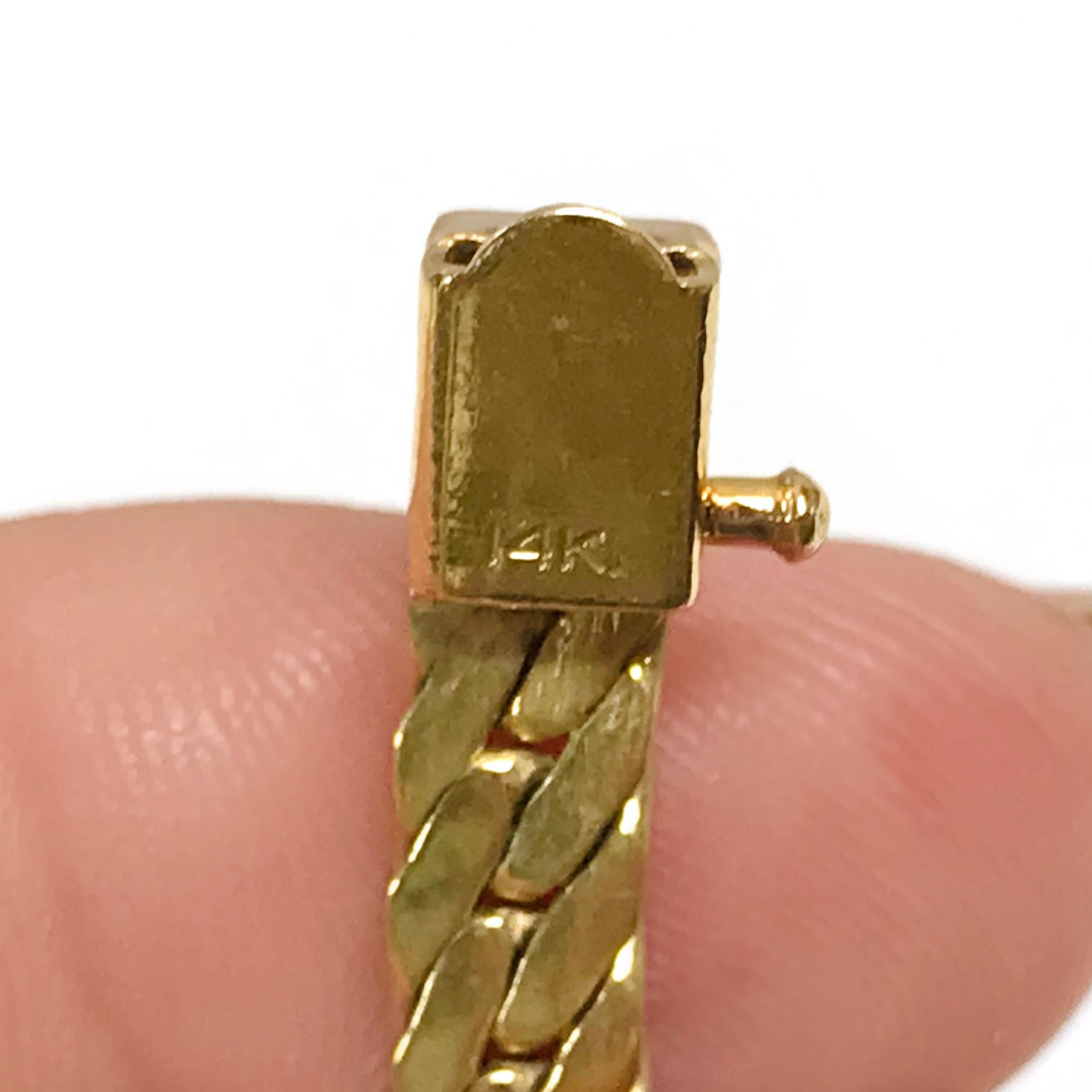 herringbone bracelet gold