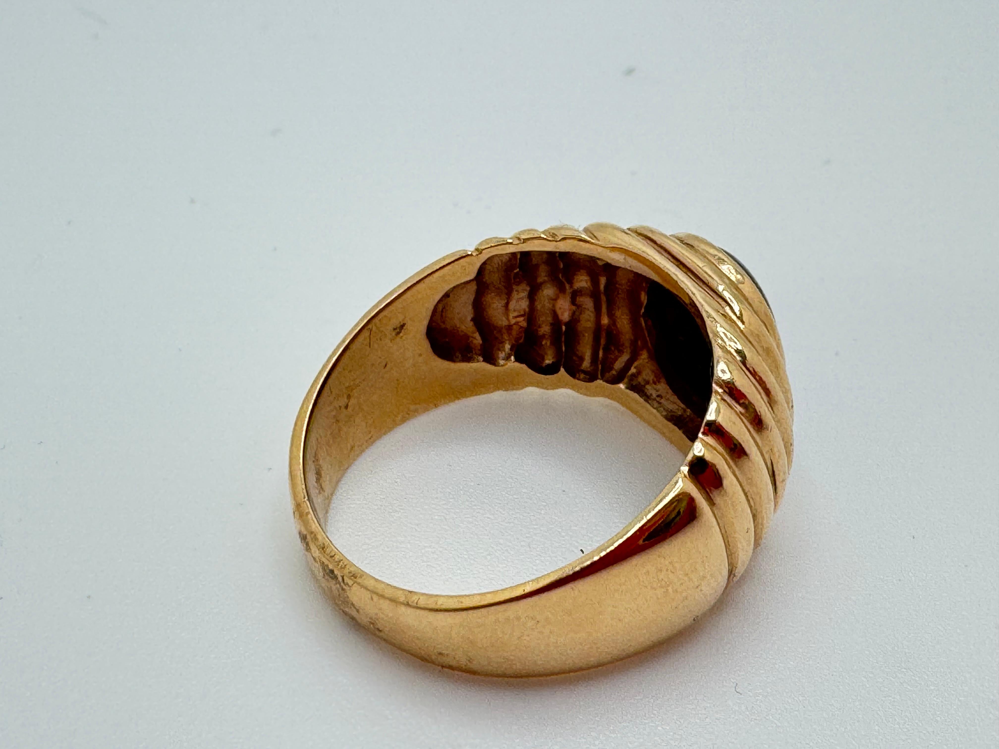 Anillo Zafiro Estrella Negro 14 Kilates en Bueno estado para la venta en Palm Desert, CA
