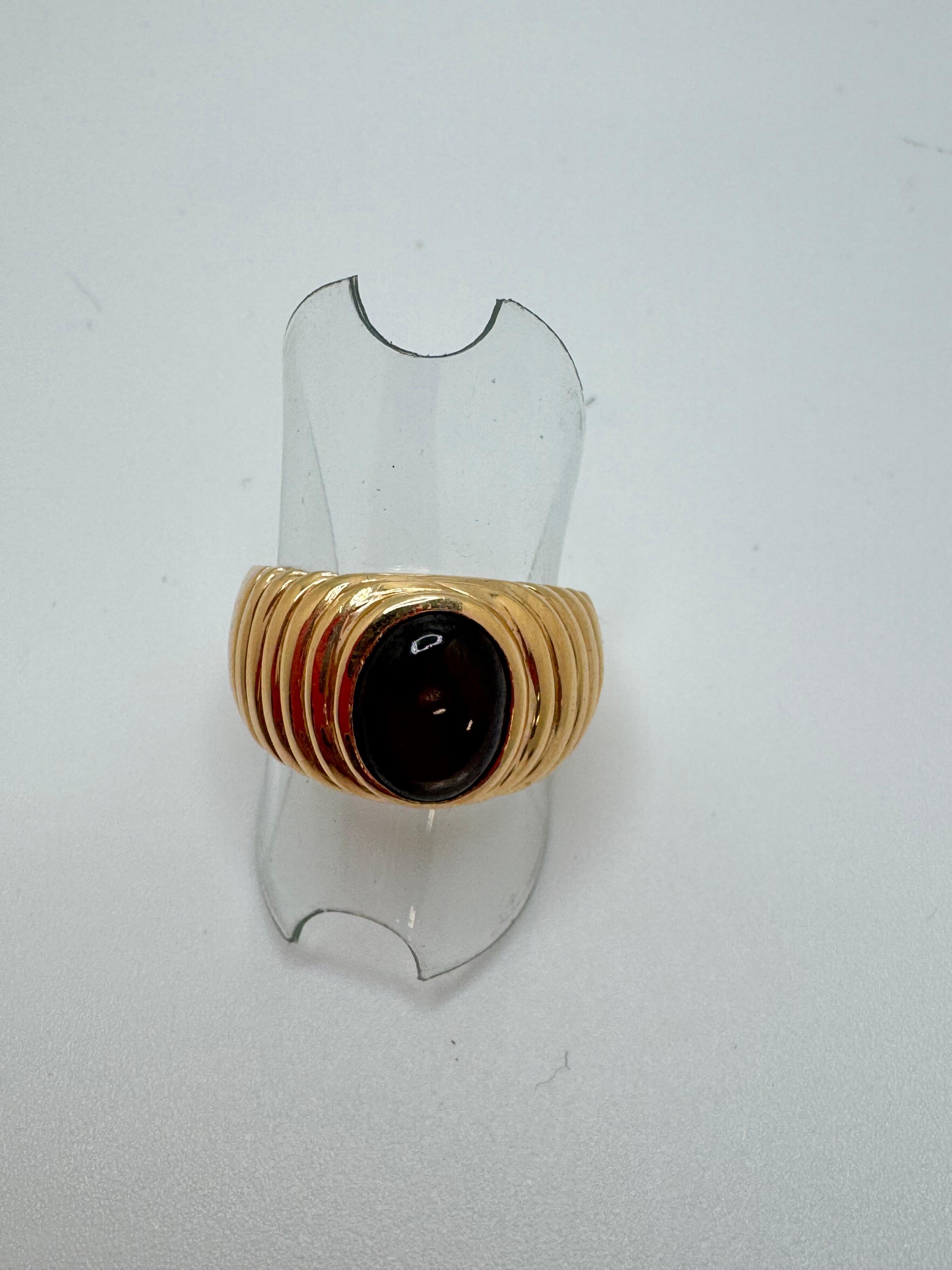 Anillo Zafiro Estrella Negro 14 Kilates en venta 3