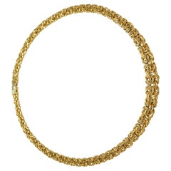 14 Karat Byzantine-Style Tapered Necklace