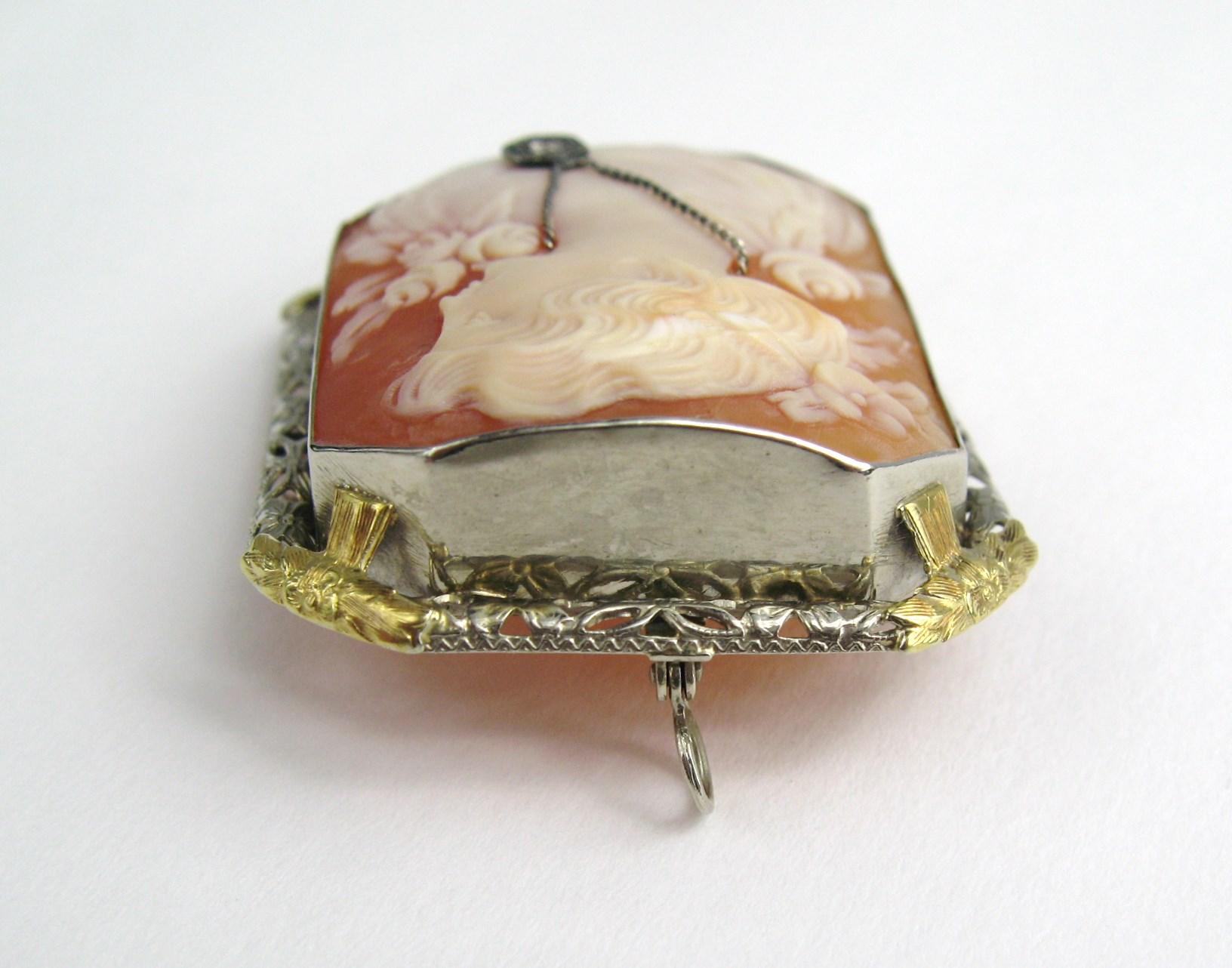how to date a cameo brooch