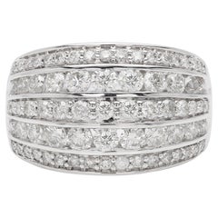 14 Karat diamond band ring anniversary Gift