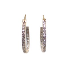 14 Karat Diamond "Horseshoe" Earrings