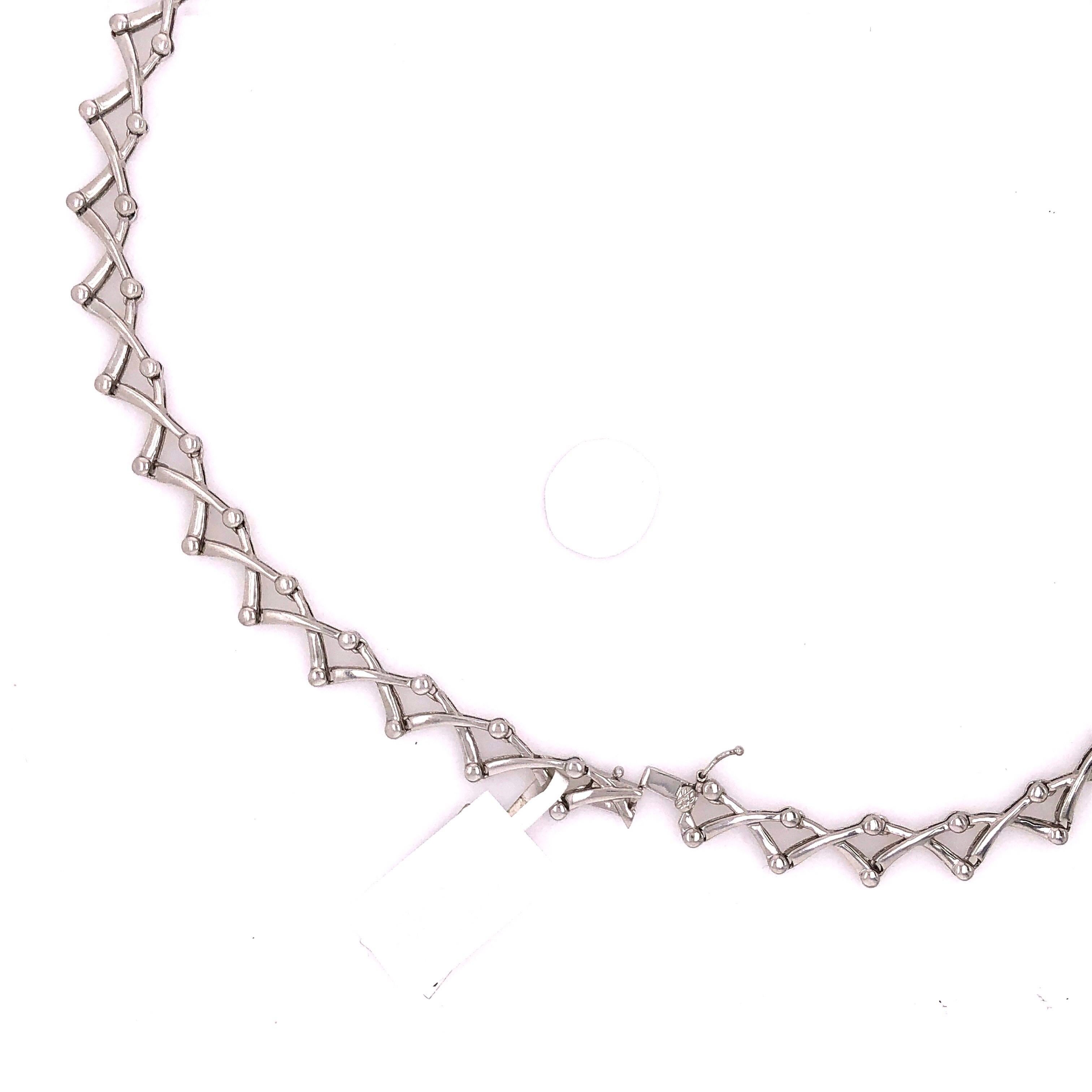 14 Karat Diamond Necklace 27.1 Grams Weight For Sale 8