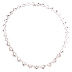 14 Karat Diamond Necklace 27.1 Grams Weight