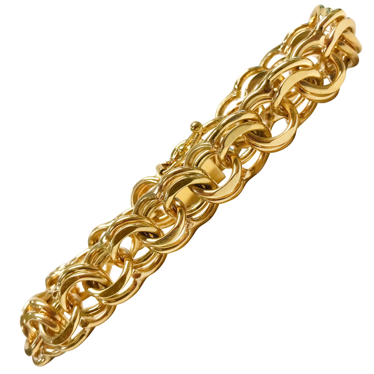 Tribal Charm Bracelet - 14 Karat Gold Charm Bracelet for Women – MOSUO