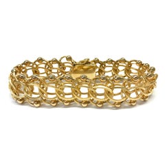 14 Karat Ausgefallenes Gliederarmband