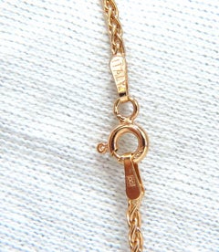 14 Karat Gold .05 Carat Hebrew Nameplate Necklace, Esther