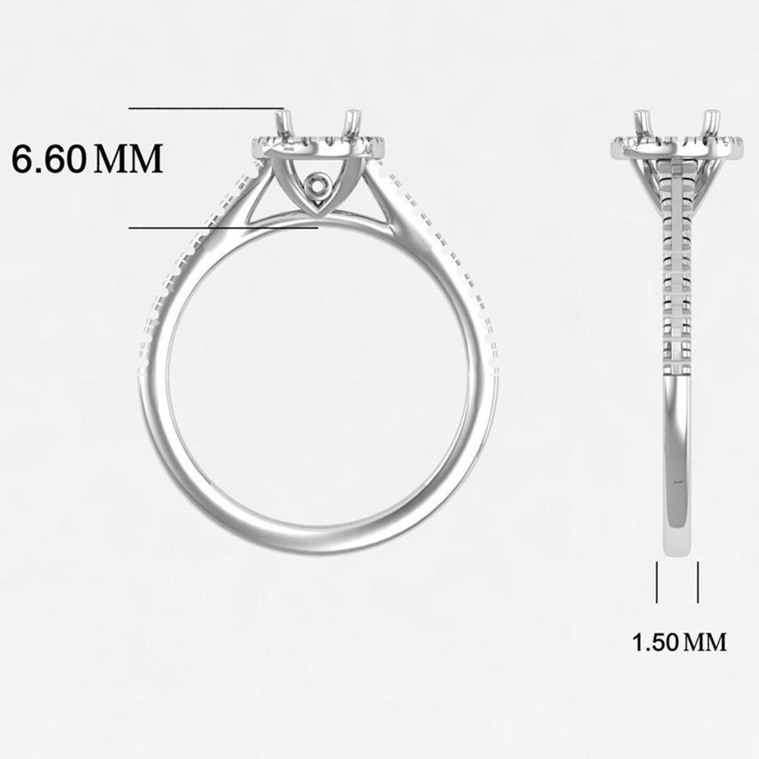 14 Karat Gold Garnet Ring / Round Diamond Ring / Solitaire Ring For Sale 2