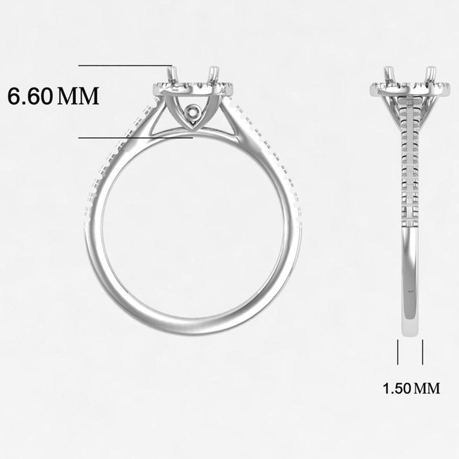14 Karat Gold Peridot-Ring / Runder Diamantring / Solitär-Ring im Angebot 9