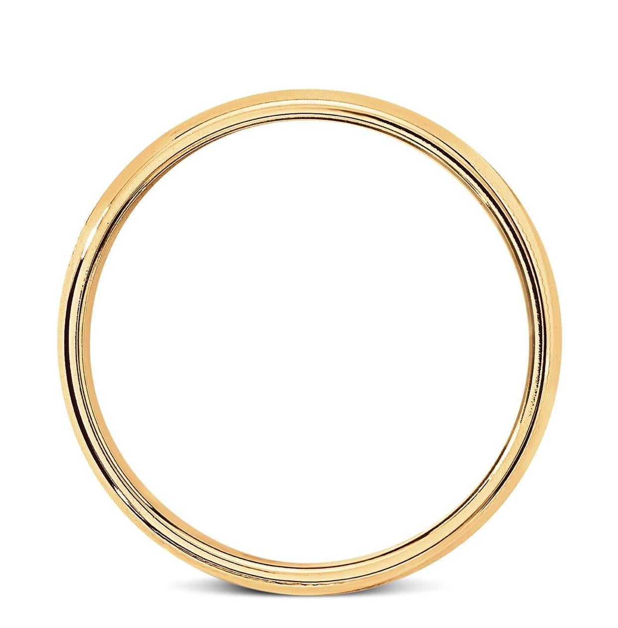14 Karat Gold  5 mm breit Milgrain Hälfte Runde Komfort passen Hochzeit Band 6,8 Gramm
Dieser zeitlose Stil fügt eine Milgrain-Kante auf jeder Seite des klassischen gewölbten Bandes hinzu, und die hochwertige Verarbeitung macht dieses langlebige