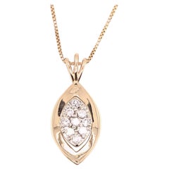 14 Karat Gold .50 Carat Diamond Pendant