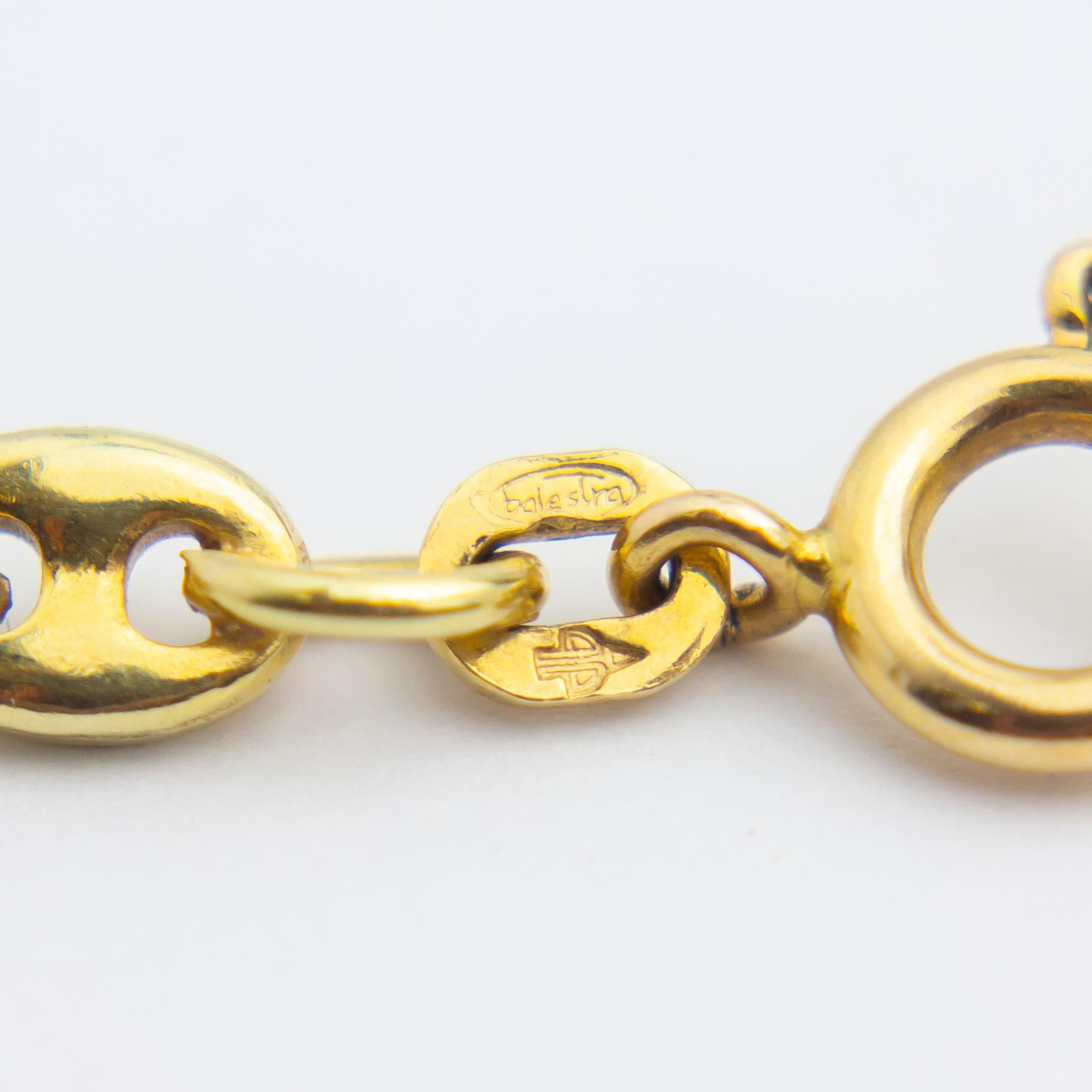 14 Karat Gold Anker Link oder Gucci Link Kette für Damen oder Herren im Angebot