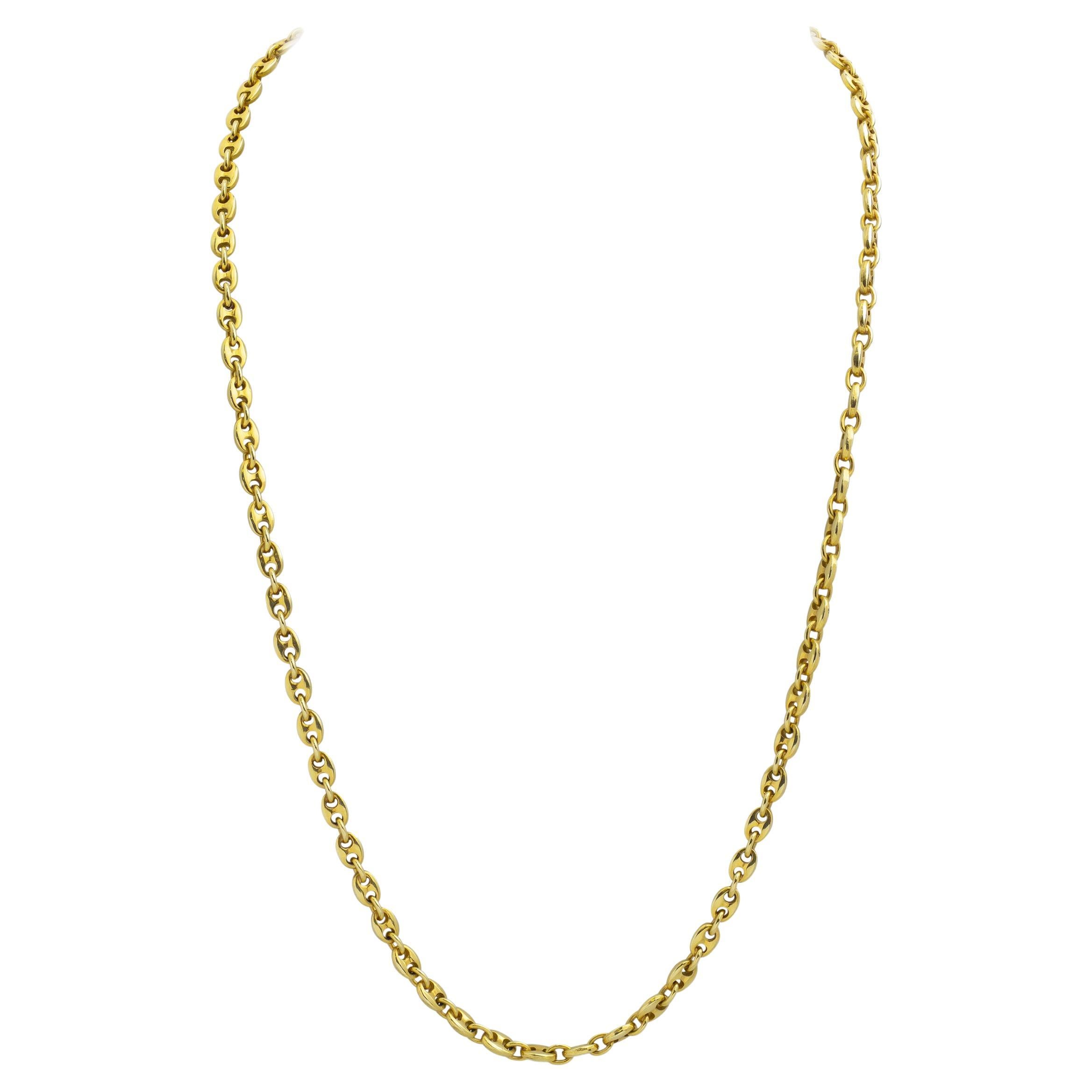 14 Karat Gold Anchor Link or Gucci Link Chain