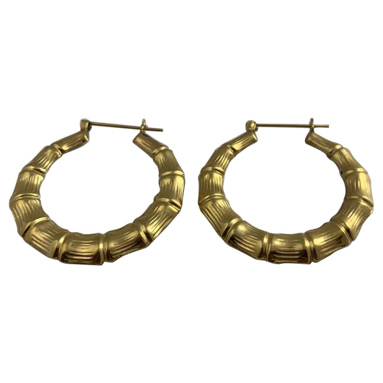14 Karat Gold Bamboo Design Shrimp 