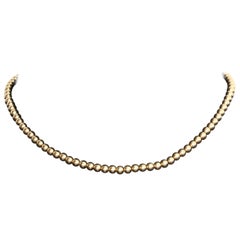 14 Karat Gold Bead Necklace