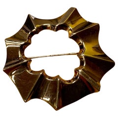 Broche en or 14 carats Turku, Finlande, 1968