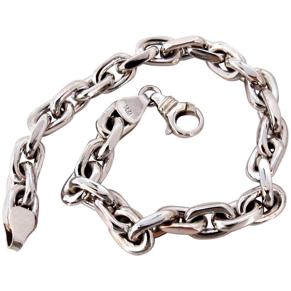 Gold Chain Link Bracelet at 1stdibs