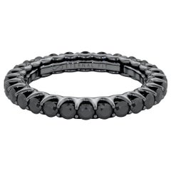 14 Karat Gold Diamond Eternal Fit Eternity Band Features 1.95 Carat of Diamond