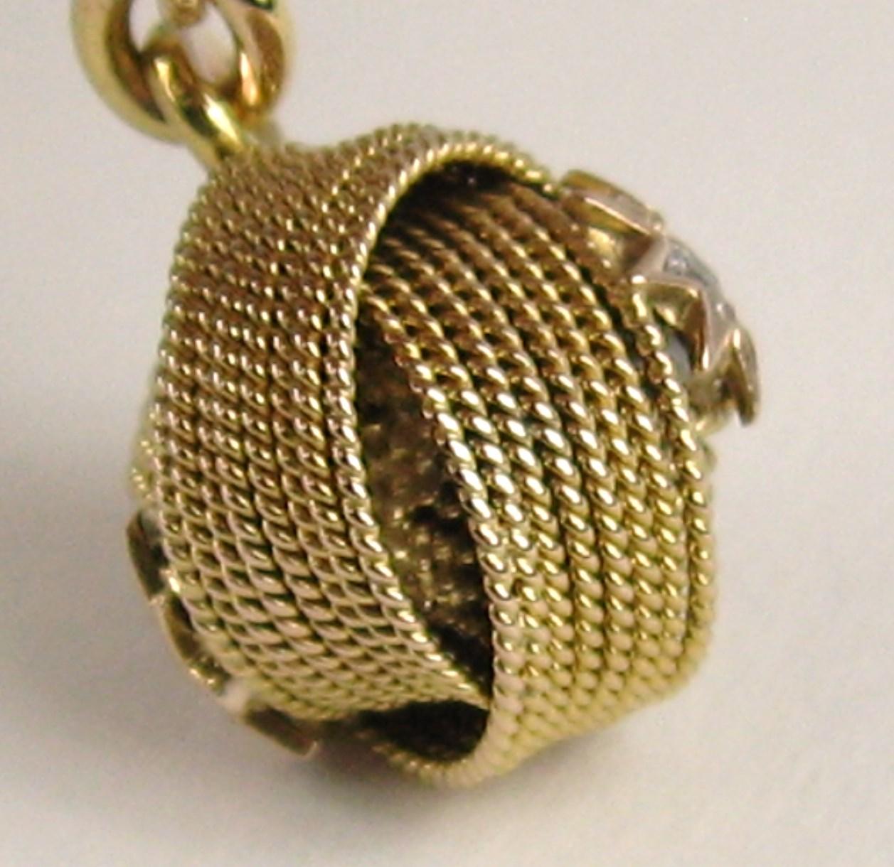 14 Karat Gold Diamant-Taschenuhrkette mit Anhänger für Damen oder Herren im Angebot