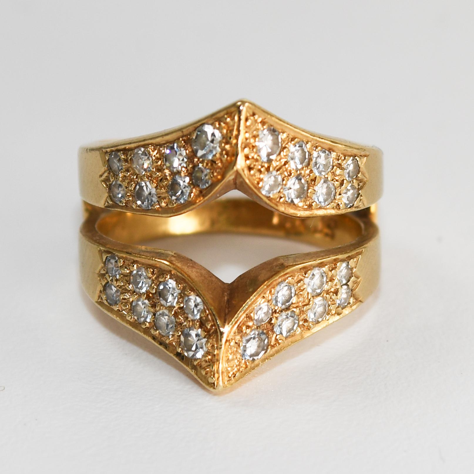 14 Karat Gold Diamond Ring GIA Certified 0.58 Carat F Color VS1 Clarity Round For Sale 10