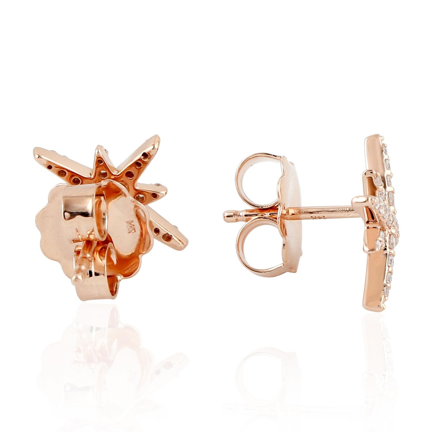 diamond stud earrings white gold