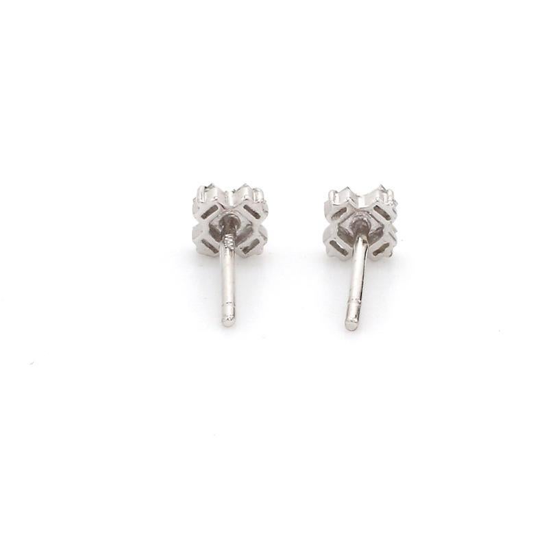 Cast in 14 karat white gold, these stud earrings are hand set with .20 carats of glimmering diamonds. 

FOLLOW MEGHNA JEWELS storefront to view the latest collection & exclusive pieces. Meghna Jewels is proudly rated as a Top Seller on 1stdibs with