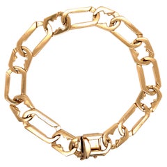 14 Karat Gold Fancy Link Bracelet
