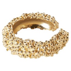 14 Karat Gold Granulation Earring Cuff by Mon Pilar