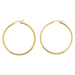 14 Karat Gold Hoop Earrings