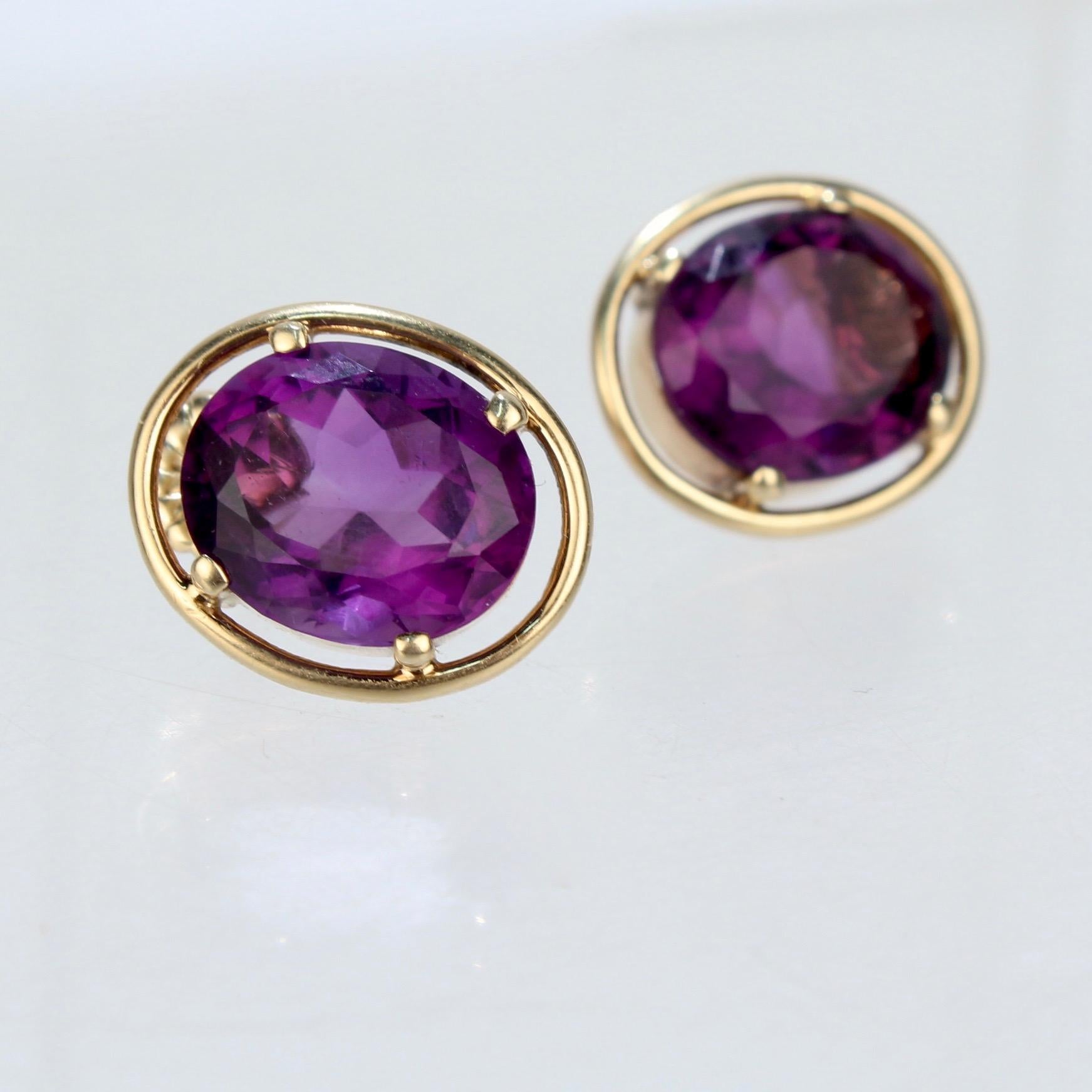 purple and yellow earrings