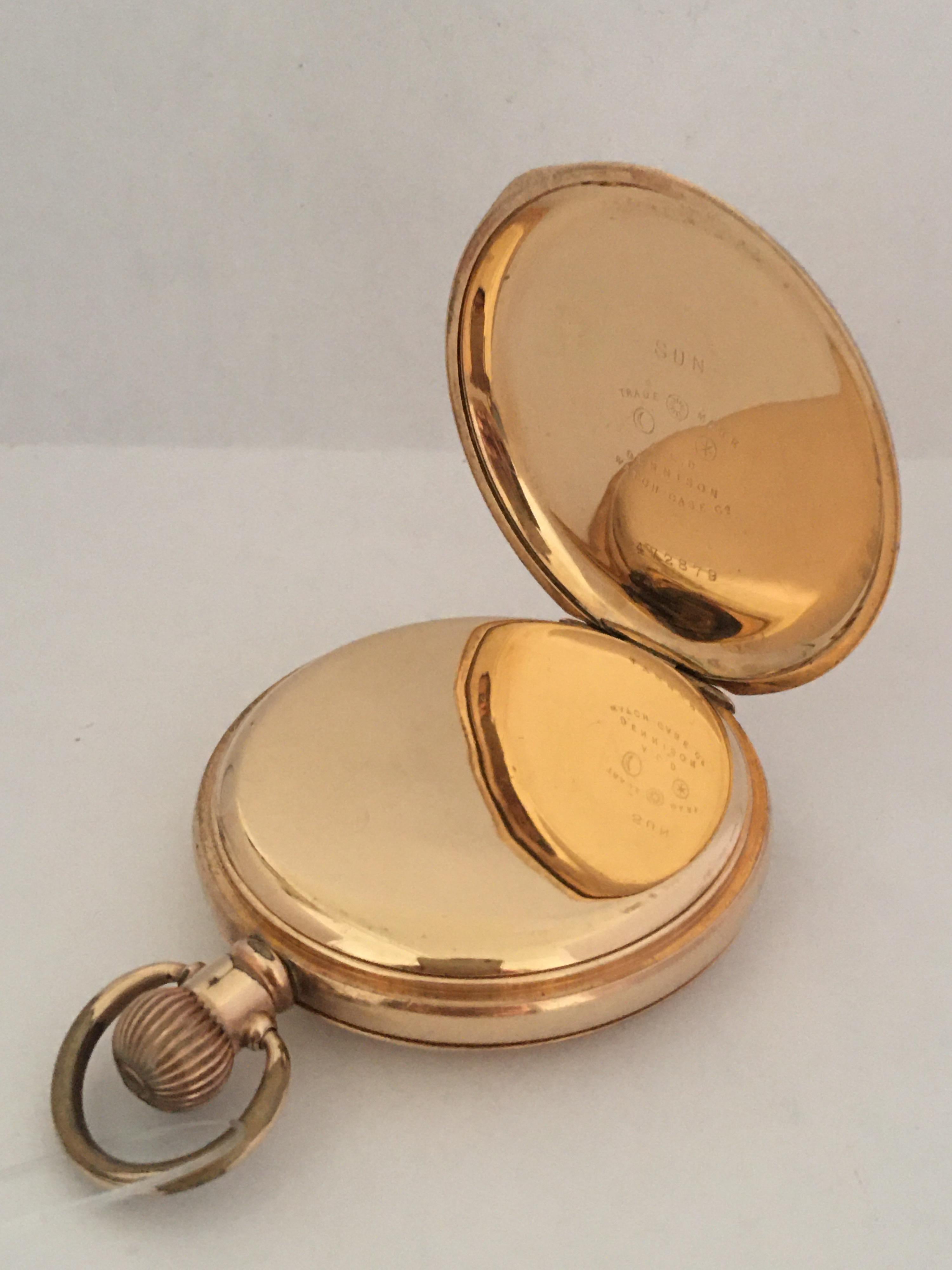 waltham quartz pocket watch