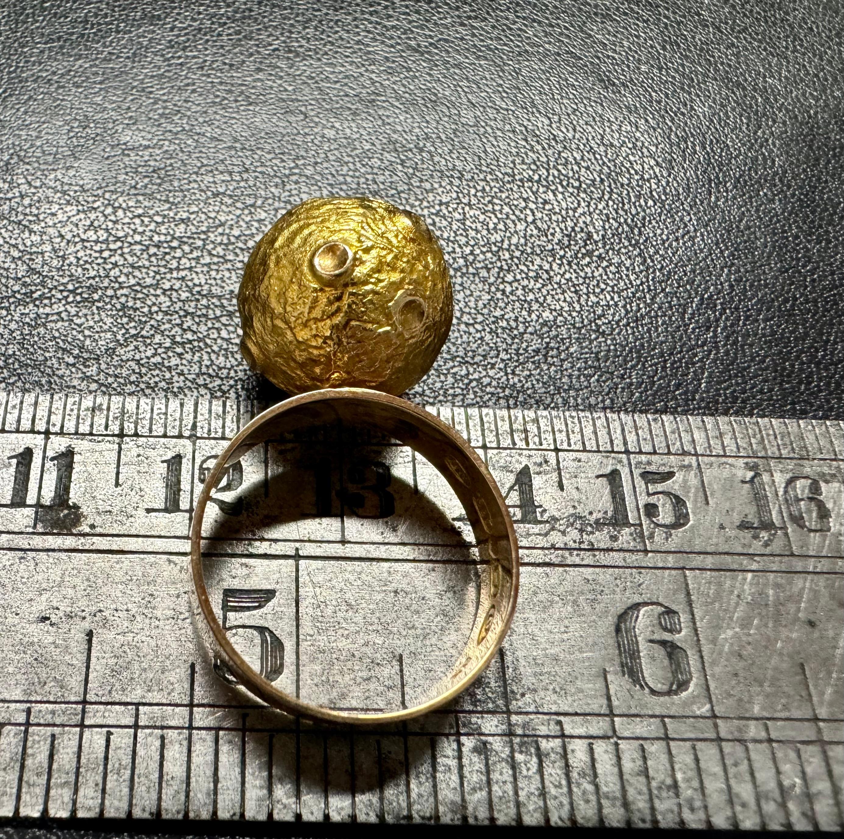 14 Karat Gold Ring Boris Sarvala 1967 Made in Finland. For Sale 3