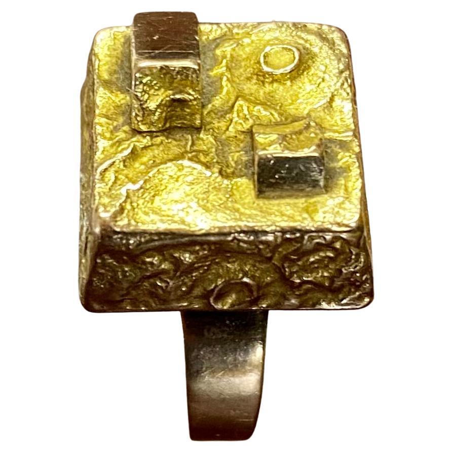 14 Karat Gold Ring Boris Sarvala. N. Westerback Helsinki 1957 Finland