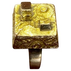 Retro 14 Karat Gold Ring Boris Sarvala. N. Westerback Helsinki 1957 Finland