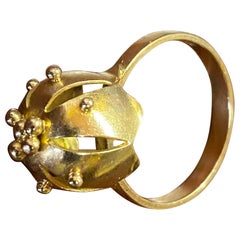 Anello in oro 14 carati Pirkan Kulta Tampere Finlandia 1968