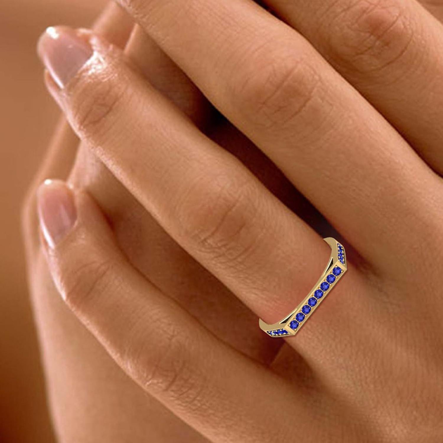 sapphire costume ring