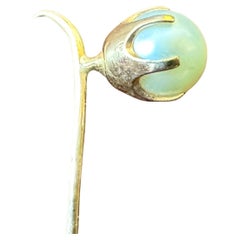 14 Karat Gold Stick Pin with bead Made in Finland