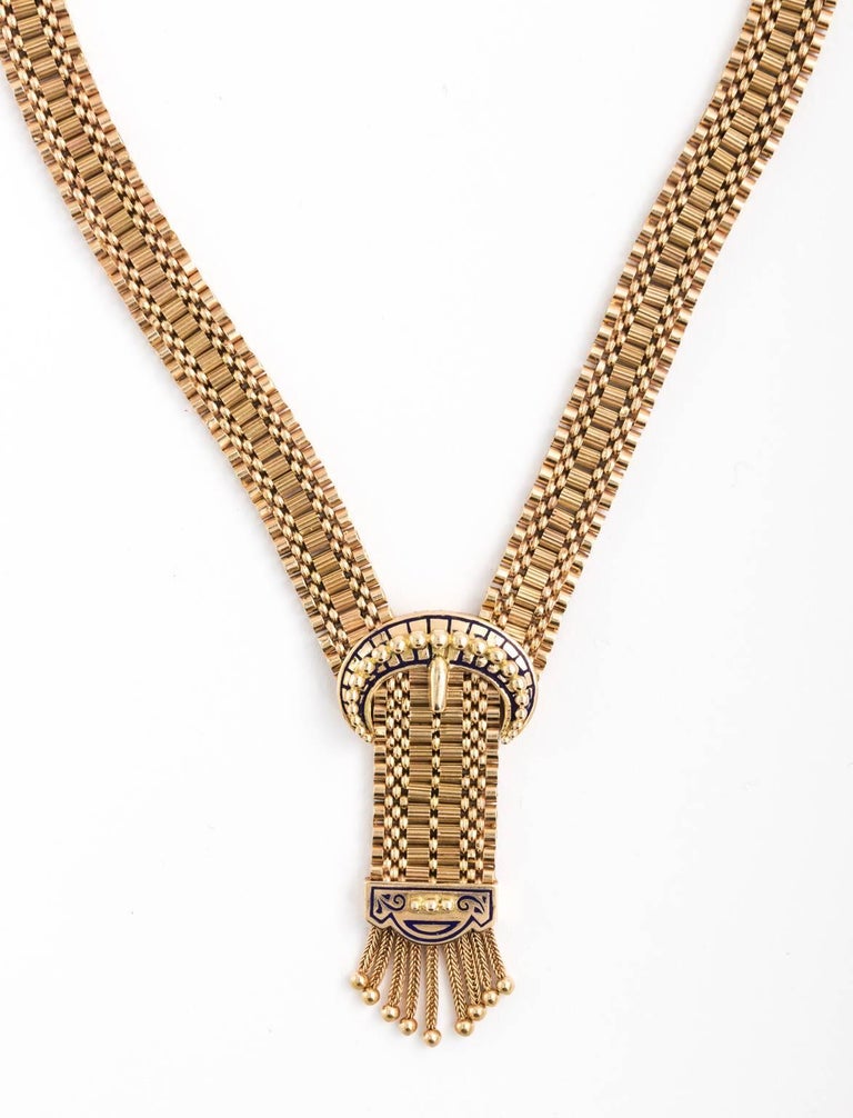 14 Karat Gold Victorian Necklace at 1stDibs