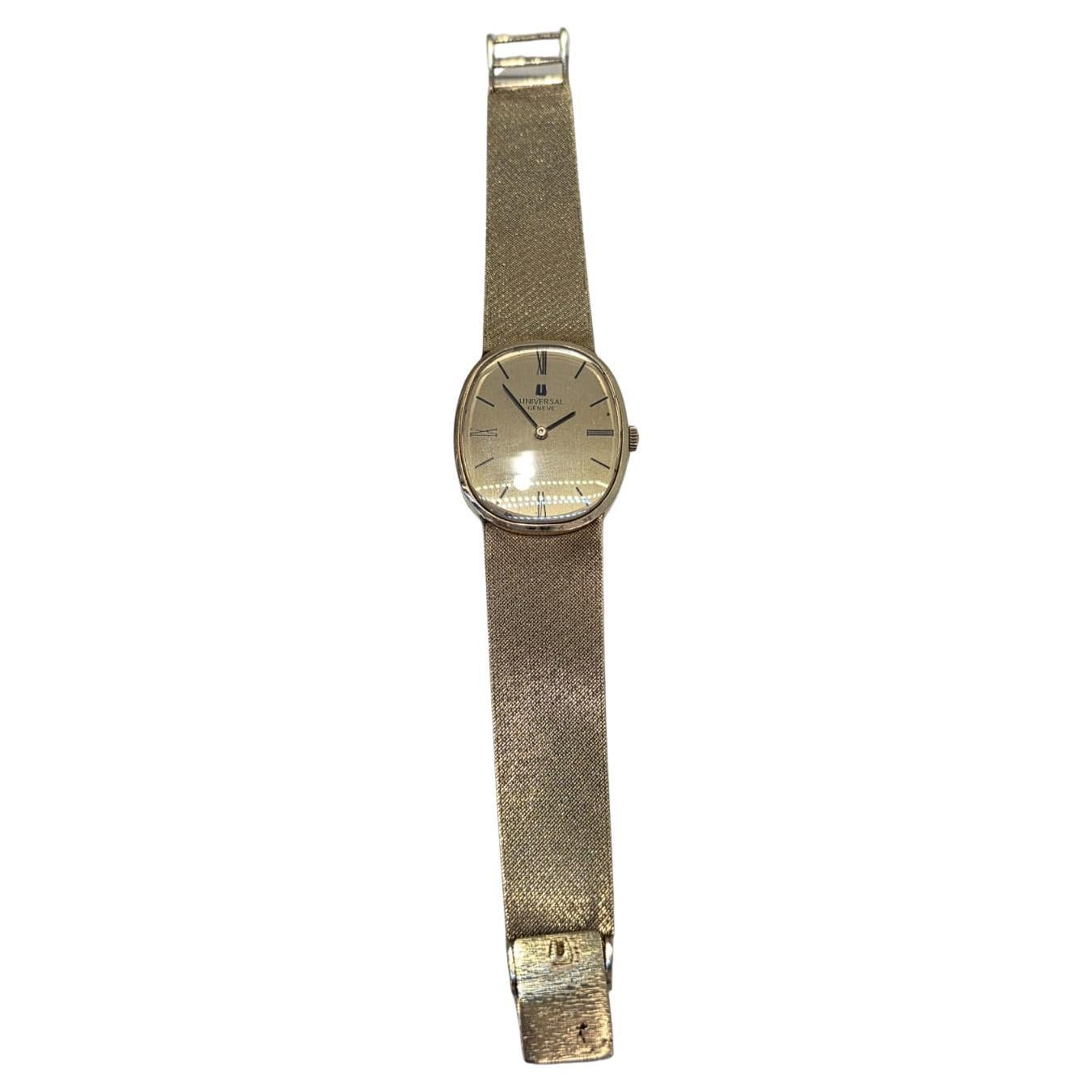 Reloj de oro de 14 quilates de la marca Universal Genève