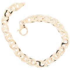 14 Karat Gucci Style Bracelet Link Yellow Gold