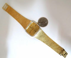 14 Karat Hamilton Men's Gold Watch .36 Diamonds