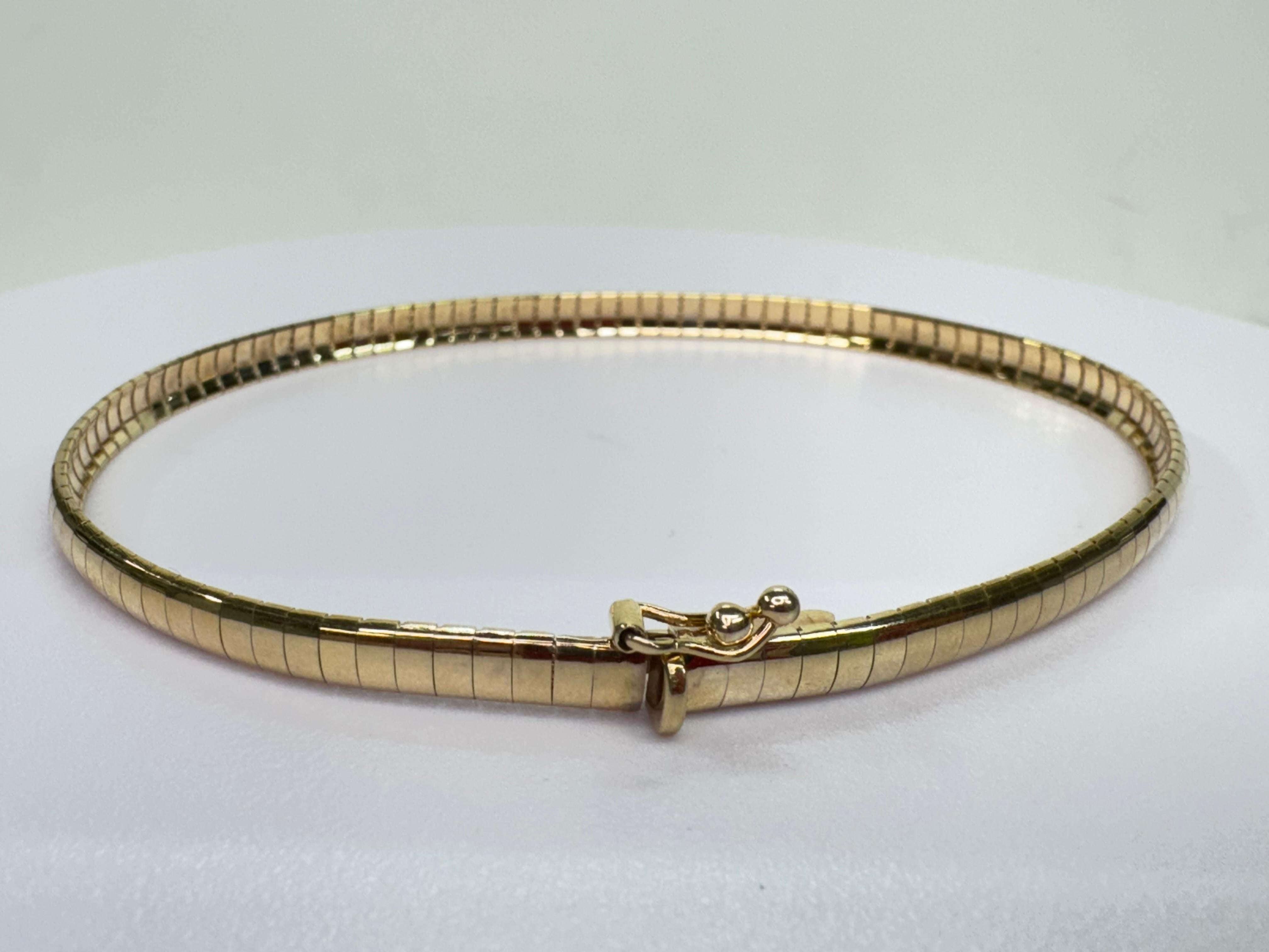 Pulsera Espiga Italiana 14 Kilates en venta 4