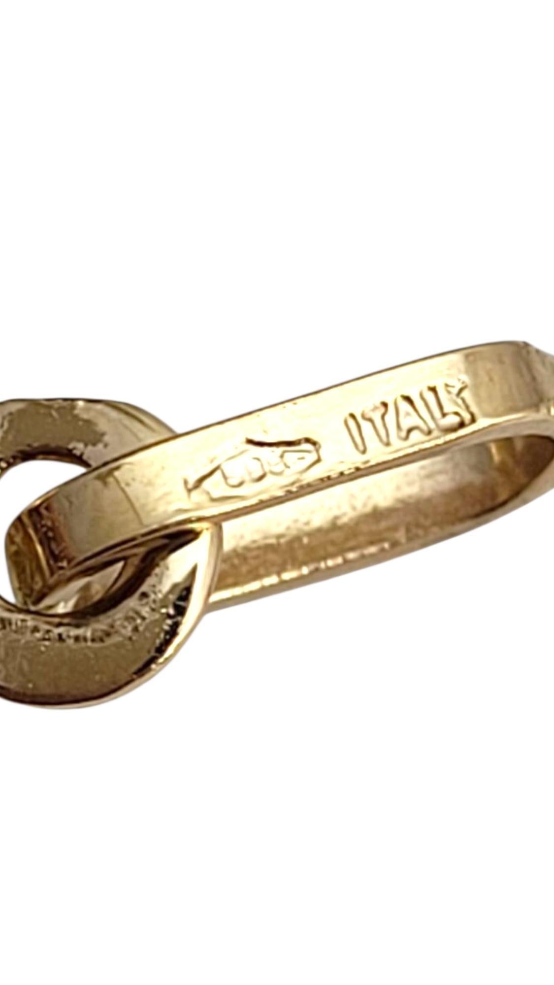 14 Karat Italian Horn Charm #21981 For Sale 3
