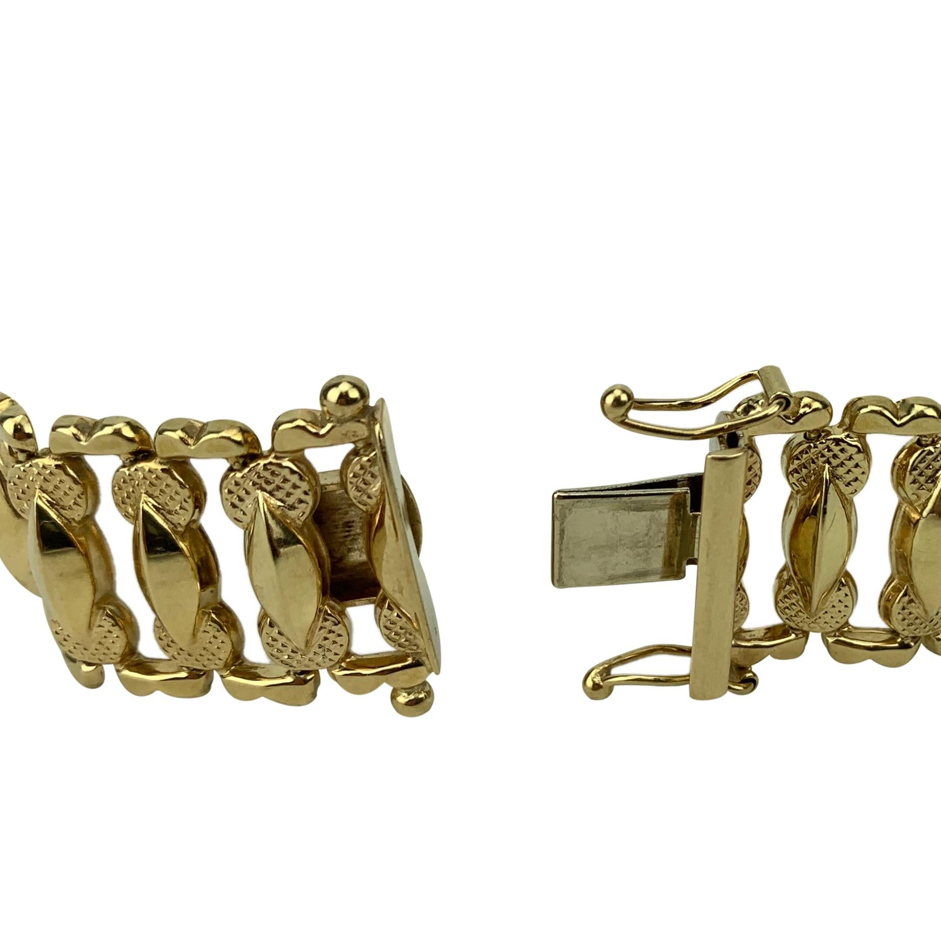 aurafin 14k italy bracelet